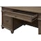 Carson Carson Double Ped Desk Weathered Dove IMCA680 - alternate 5